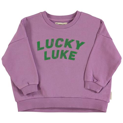 Piupiuchick Sweatshirt Med Tryk Mauve 12 Y  Lilla  12 år  Unisex