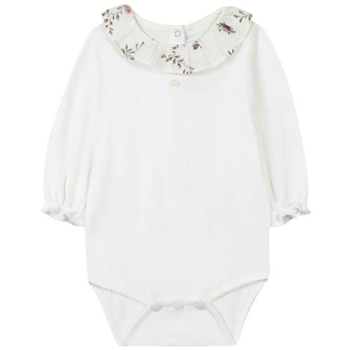 Tartine et Chocolat Babybody Med Flæsekrave Cremefarvet 1 Y  Creme  1 år  kvinde