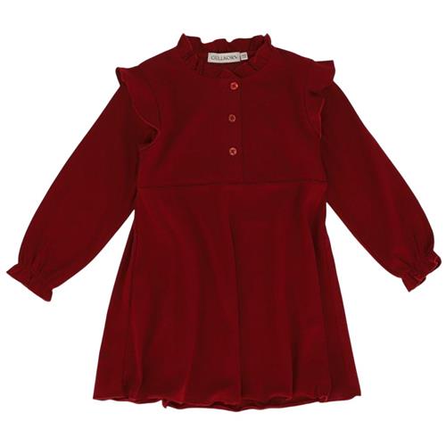Gullkorn Design Eno Kjole Deep Red 98 cm  Rød  98 cm  Unisex