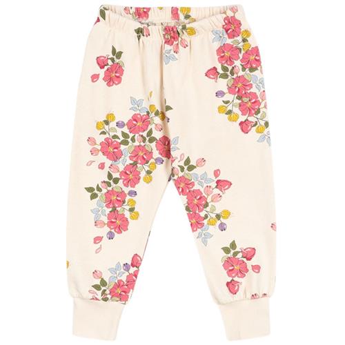 Konges Sløjd GOTS Loupy Lou Joggingbukser Fleuri 4 Y  Creme  4 år  kvinde