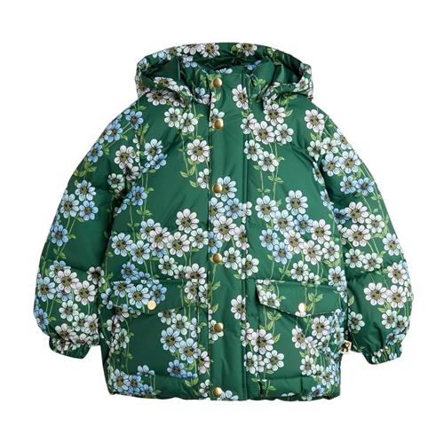 Mini Rodini Daisy Mønstret Vinterjakke Grøn 80/86 cm  Grøn  80/86 cm  kvinde