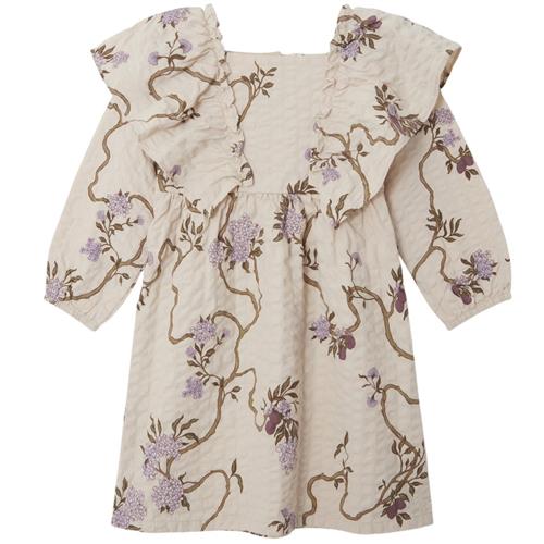 garbo&friends Blomstret Baby-kjole Tree of Life 86/92 cm  Beige  86/92 cm  kvinde