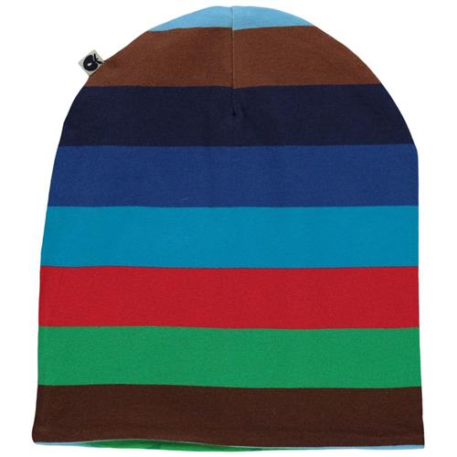 Småfolk Vendbar Stribet Mønstret Hue Medieval Blue 0-2 Y  Blå  0-2 år  Unisex