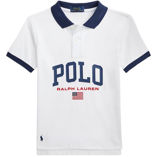 Ralph Lauren Logo Poloshirt Hvid 94-100 cm  Hvid  94-100 cm  mand