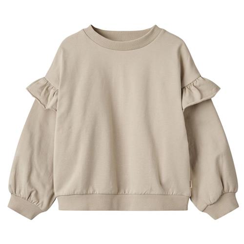 Wheat Sweatshirt L/S Lulle Soft Beige 116 cm  Beige  116 cm  kvinde