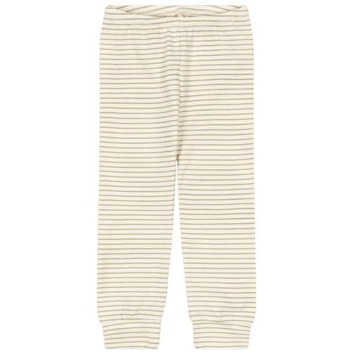 Konges Sløjd GOTS Basic Bukser Tea Stripe 12 months  Beige  12 måneder  Unisex