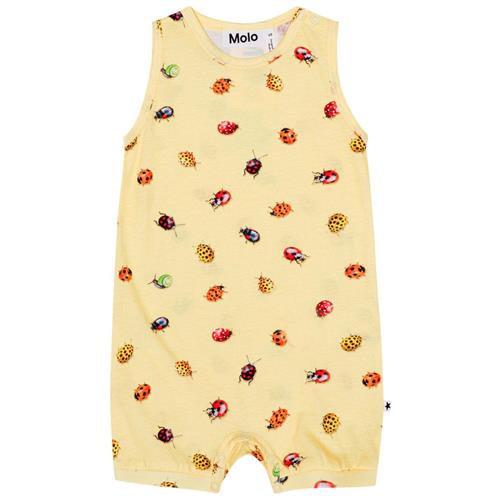 Molo GOTS Fu Romper Coccinella 74 cm  Gul  74 cm  Unisex