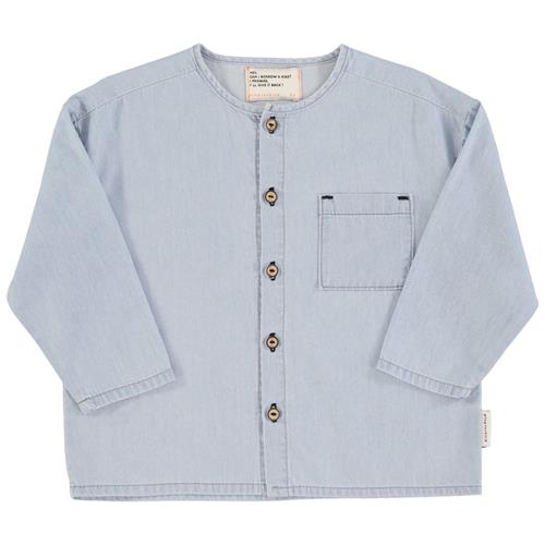 Piupiuchick Skjorte Light Blue Chambray 6 Y  Blå  6 år  Unisex