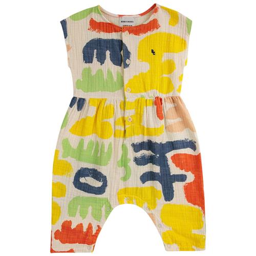 Bobo Choses Carnival Mønstret Jumpsuit Naturhvid 6 Months  Creme  6 måneder  Unisex