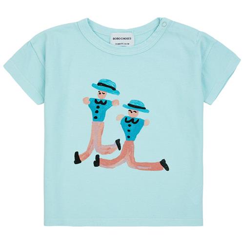 Bobo Choses Dancing Giants Baby T-shirt Blå 6 Months  Blå  6 måneder  Unisex