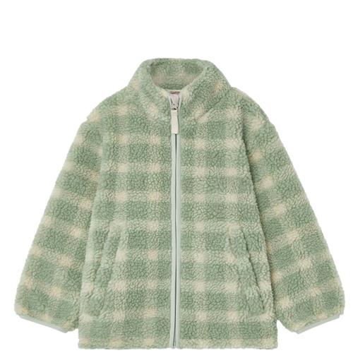 garbo&friends Ternet Teddyfleecejakke Sage 86/92 cm  Grøn  86/92 cm  Unisex
