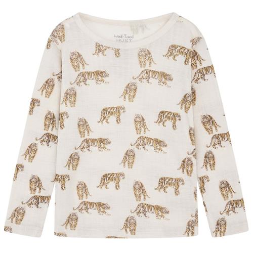 Hust&Claire Acel Langærmet T-shirt French Oak 104cm  Creme  104 cm  mand