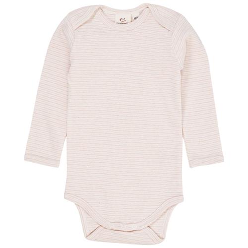 Copenhagen Colors Stribet Babybody Lyserød 62 cm  Lyserød  62 cm  kvinde