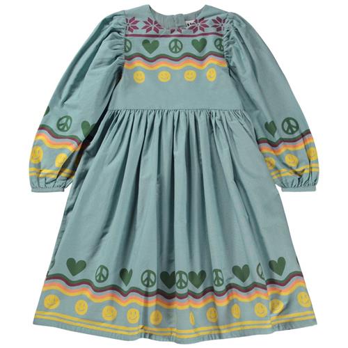 Molo Cilja Kjole Nordic Vibe 92/98 cm  Blå  92/98 cm  kvinde