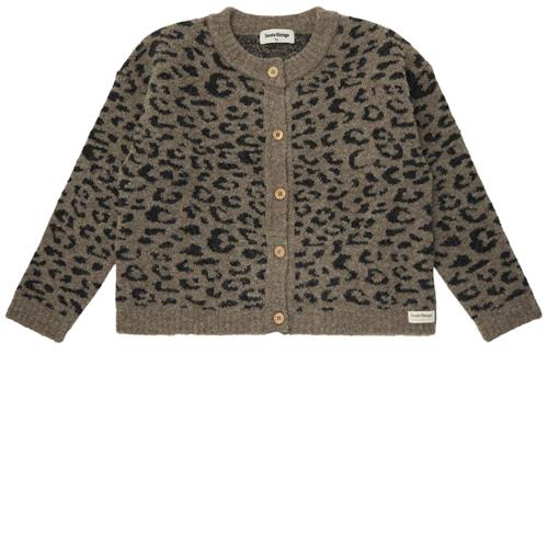 Tocoto Vintage Animal Print Knitted Trøje Brown 6 Y  Brun  6 år  Unisex