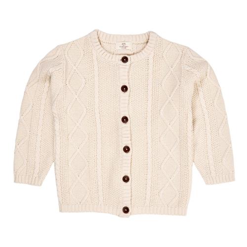 Copenhagen Colors Knitted Cardigan  Cream 50 cm  Creme  50 cm  Unisex