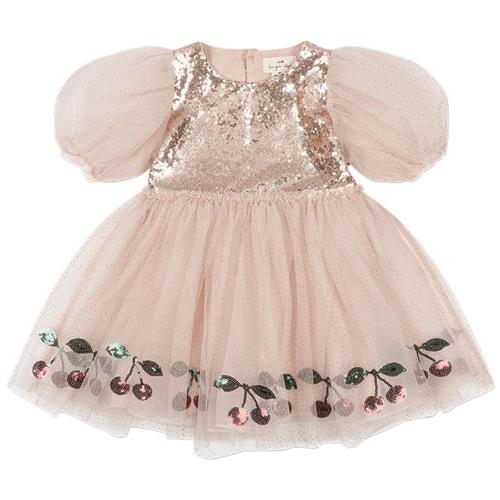 Konges Sløjd Mei Dress - Gold Blush 5-6 Y  Lyserød  5-6 år  kvinde