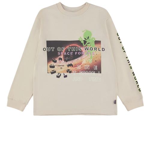 Molo GOTS Rube Langærmet T-shirt Sandy 98 cm  Beige  98 cm  mand