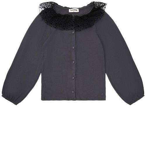 Tocoto Vintage Tulle Stars Bluse Dark Grey 4 Y  Grå  4 år  kvinde