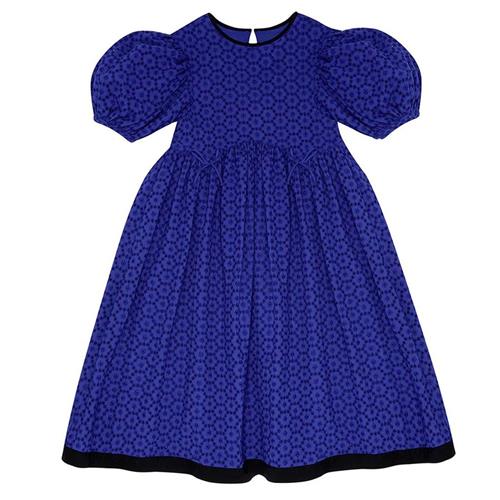 The Middle Daughter Tie The Knot Broderet Kjole Aegean Blue 2 Y  Blå  2 år  kvinde