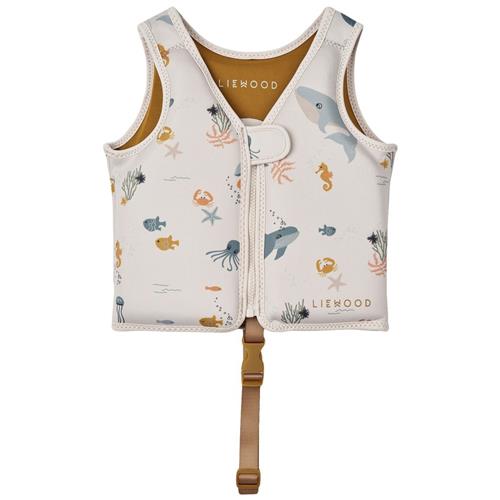Liewood Dove Svømmevest Sea Creature Sandy 11-15 kg  Beige  11-15 kg  Unisex