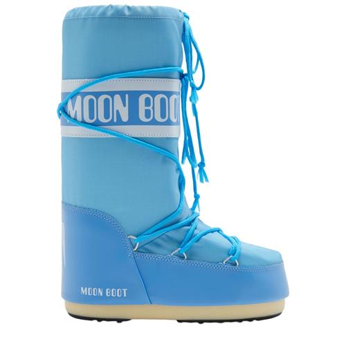 Se Moon Boot Icon Nylon Snow Boots Alaskan Blue 23-26 EU  Blå  23-26 EU  unisex ved Babyshop