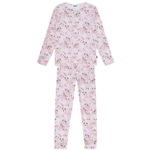 Molo GOTS Lue Pyjamas Lavender Aquarelle 104cm  Lyserød  104 cm  kvinde