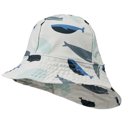 Liewood Josefine Solhat Whales/Cloud Blue 6-9 Months  Blå  6-9 måneder  Unisex