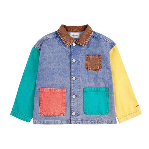 Bobo Choses Color Block Denim-jakke Multicolor 2-3 Y  Blå  2-3 år  mand