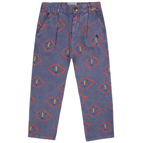 Bobo Choses Masks Mønstret Chinos Blå 2-3 Y  Blå  2-3 år  Unisex