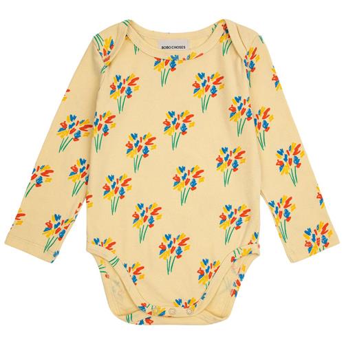 Bobo Choses Fireworks Mønstret Babybody Gul 12 Months  Gul  12 måneder  Unisex