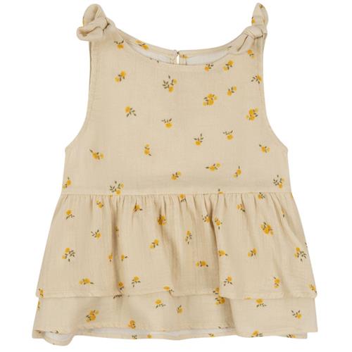 Konges Sløjd Coco Blomstret Tanktop Bonderose Soleil 18 Months  Gul  18 måneder  kvinde