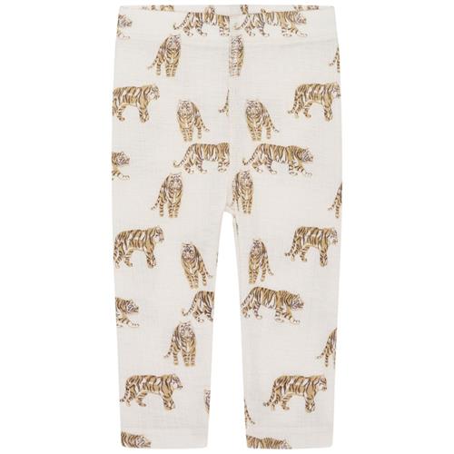 Hust&Claire Locel Mønstrete Leggings French Oak 74 cm  Creme  74 cm  mand