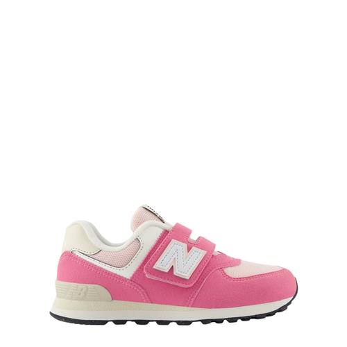 New Balance 574 Kids Sneakere Med Velcrostrop Real Pink 35 EU  Lyserød  35 EU  kvinde