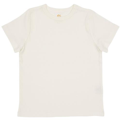 Copenhagen Colors Ribbet T-shirt Cremefarvet 92 cm  Creme  92 cm  Unisex