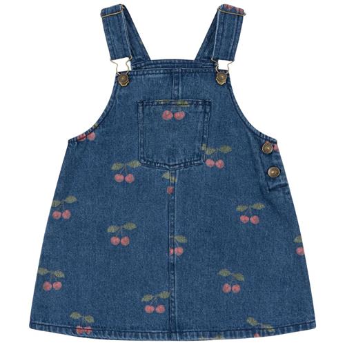 Konges Sløjd Magot Overall Kjole Gots Ma Grande Cerise Denim 5-6 Y  Blå  5-6 år  kvinde