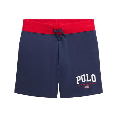 Ralph Lauren Logo Shorts Navyblå Logo Cotton Jersey Short Spring Navy/C3870  Marineblå    mand