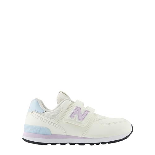 New Balance 574 Kids Sneakere Med Velcrostrop Sea Salt 33 EU  Hvid  33 EU  kvinde