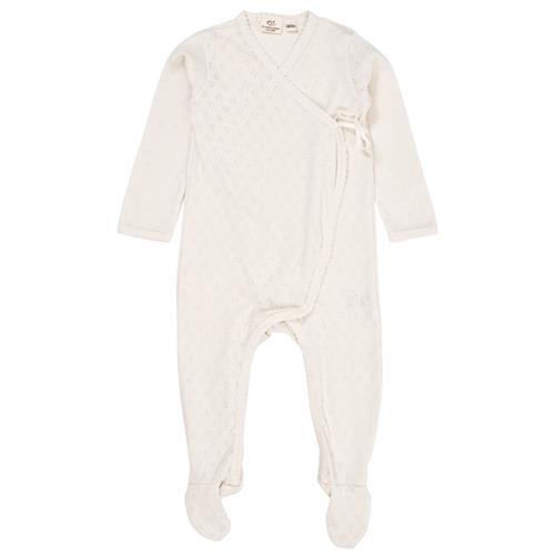 Copenhagen Colors Sparkedragt I Pointelle Cremefarvet 80 cm  Creme  80 cm  Unisex