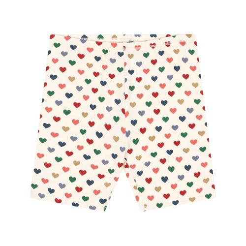 Konges Sløjd GOTS Basic Korte Leggings Coeur Coloré 18 months  Creme  18 måneder  kvinde