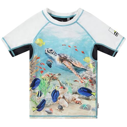 Molo Neptune Top Happy Ocean 110/116 cm  Blå  110/116 cm  Unisex