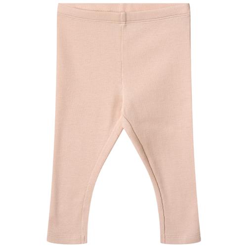 Wheat Rib Leggings Maddy Powder Powder 92 cm  Lyserød  92 cm  kvinde