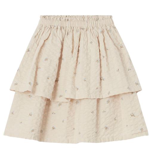 garbo&friends Mønstret Nederdel Grace 98/104 cm  Creme  98/104 cm  Unisex