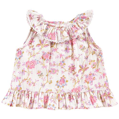 Louise Misha Tanktop Til Baby Cream Bucolia Fields 18 Months  Lyserød  18 måneder  kvinde