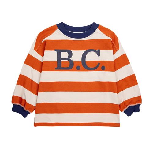 Bobo Choses B.C Stribet Langærmet T-shirt Orange 12-13 Y  Orange.  12-13 år  Unisex