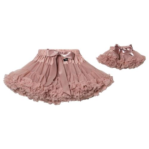 DOLLY by Le Petit Tom Kat Princess Pettiskirt Støvet Pink 8-10 Y  Lyserød  8-10 år  kvinde