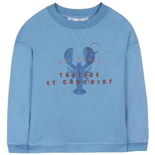 Tartine et Chocolat Sweatshirt Med Tryk Blå 1 Y  Blå  1 år  mand
