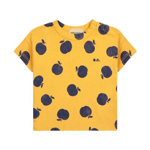 Bobo Choses Poma Mønstret Baby T-shirt Gul 6 months  Gul  6 måneder  Unisex