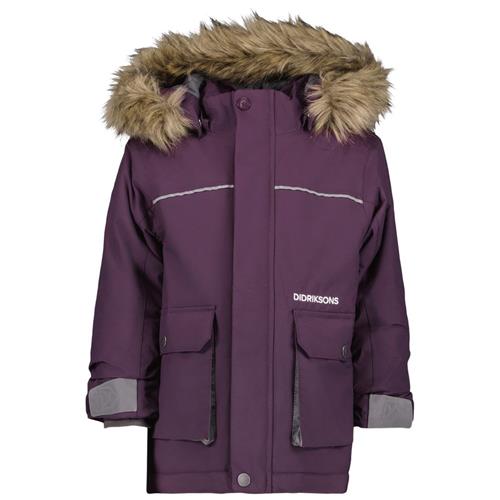 Didriksons Kure Kids Parka Plumb 90 cm  Lilla  90 cm  Unisex