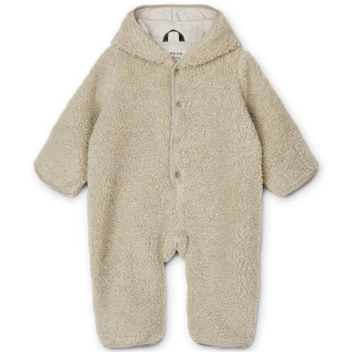 Liewood Fraser Baby Fleece Overtræk Mist 86 cm  Beige  86 cm  Unisex
